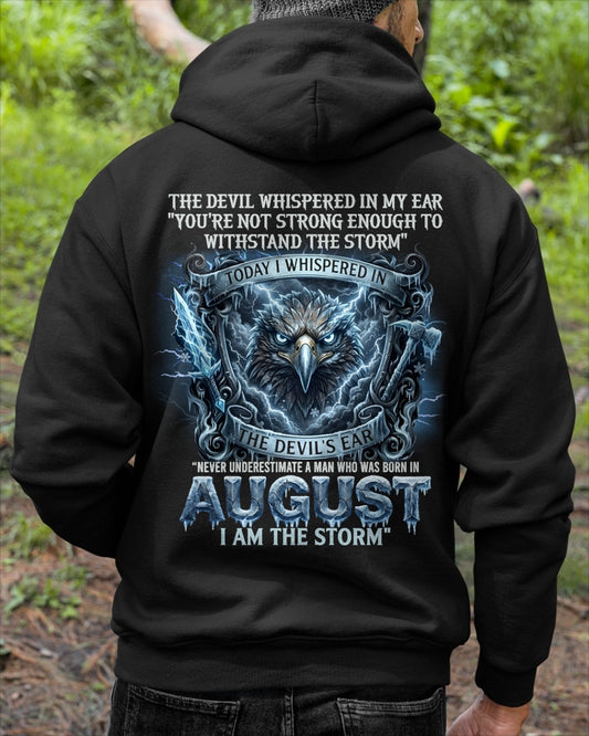 ccdi08 - Never Underestimate a Man Born in August – I Am the Storm - male (SKU2604-227-08)