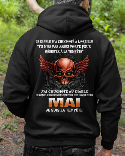 fr05 - Ne Jamais Sous-Estimer le Pouvoir d’un Homme Né en Mai – T-Shirt Homme - male / CCDI05 (SKU2605-92-05)