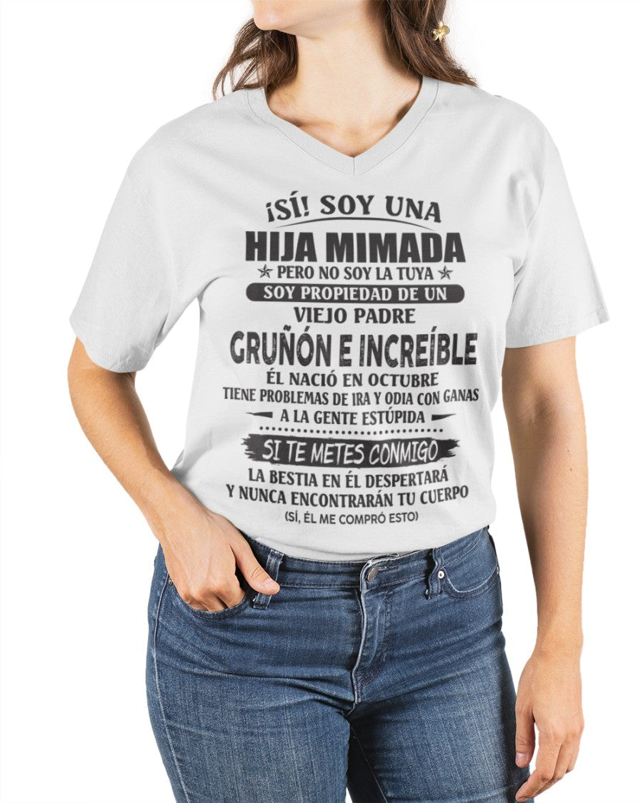 Padre increíble octubre - Regalo perfecto para tu hija - T10 (SKU07-84-10)