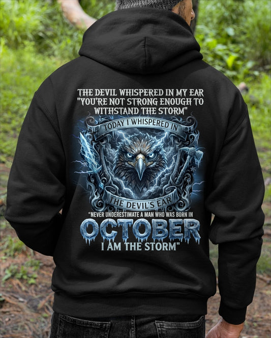 ccdi10 - Never Underestimate a Man Born in October – I Am the Storm - male (SKU2604-227-10)