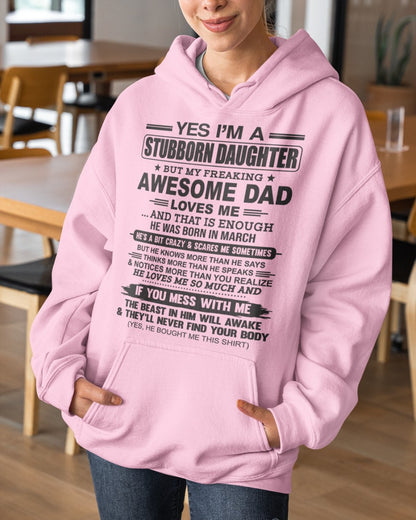 MARCH - YES I'M A STUBBORN DAUGHTER - FROM MAN (SKU07-186-03)