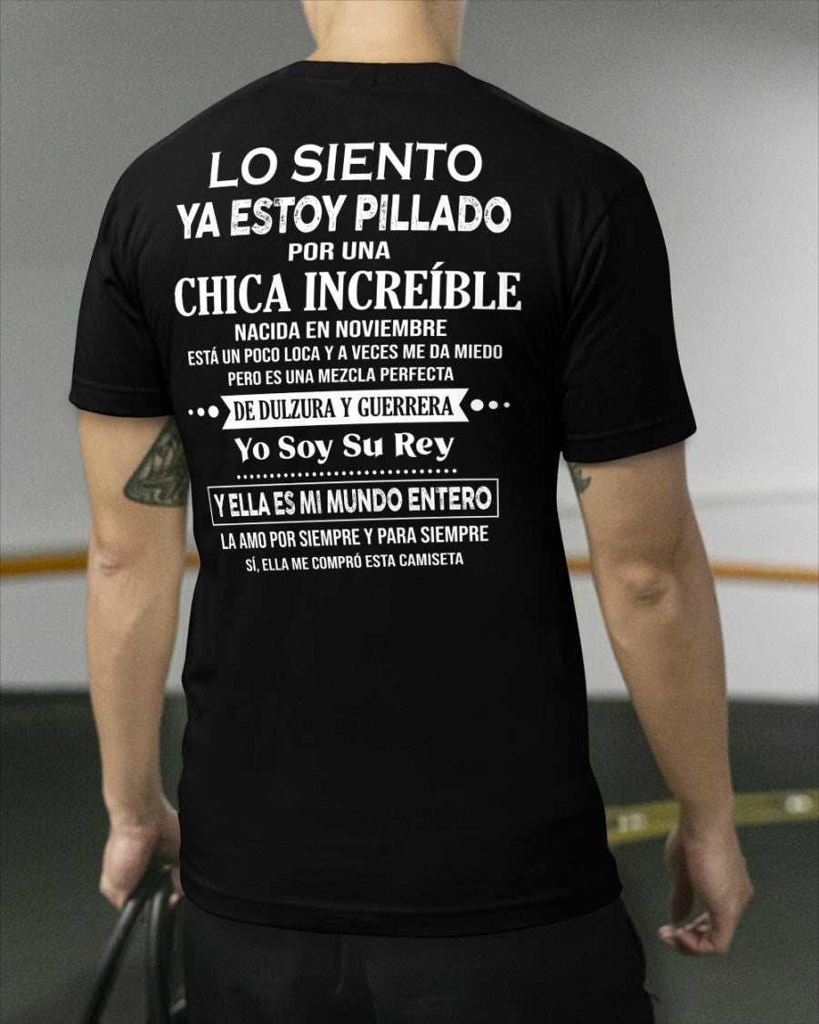 Noviembre Chica Increíble - Regalo especial para tu novio - T11 (SKU04-112)