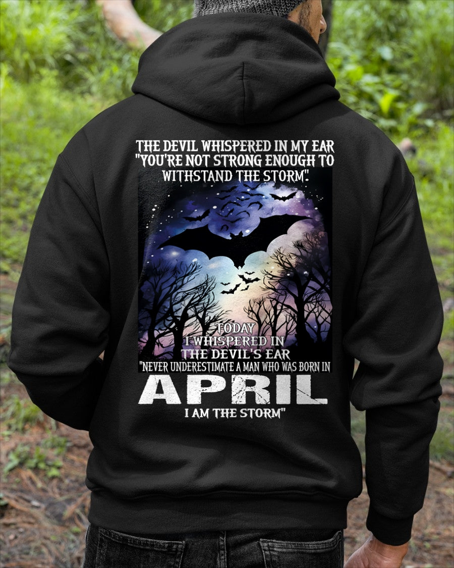 Never Underestimate a Man Born in April – I Am the Storm - ccdi04 male (SKU10-52-04)