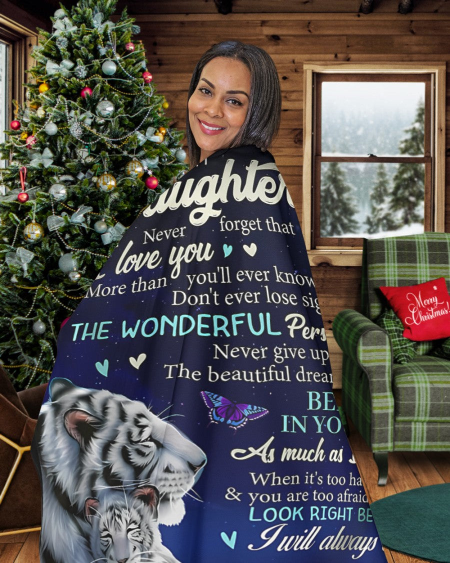 Special Gift For Your Daughter Blanket - From Dad (SKUB06-77)