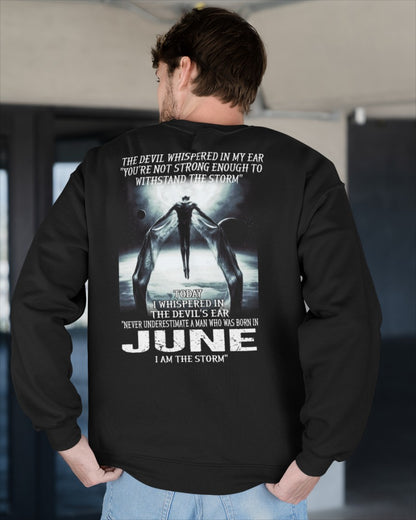 JUNE - NEVER UNDERESTIUNDER A MAN - I AM THE STORM - male (SKU08-35-06)