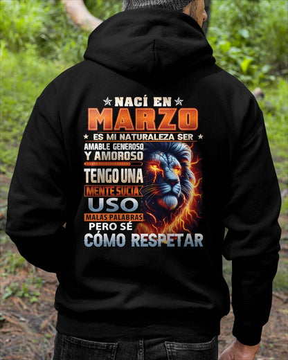 MARZO - MENTE SUCIA PERO SÉ RESPETAR - REGALO DE CUMPLEAÑOS PARA HOMBRES - CCDI03sp (SKU10-68-03)