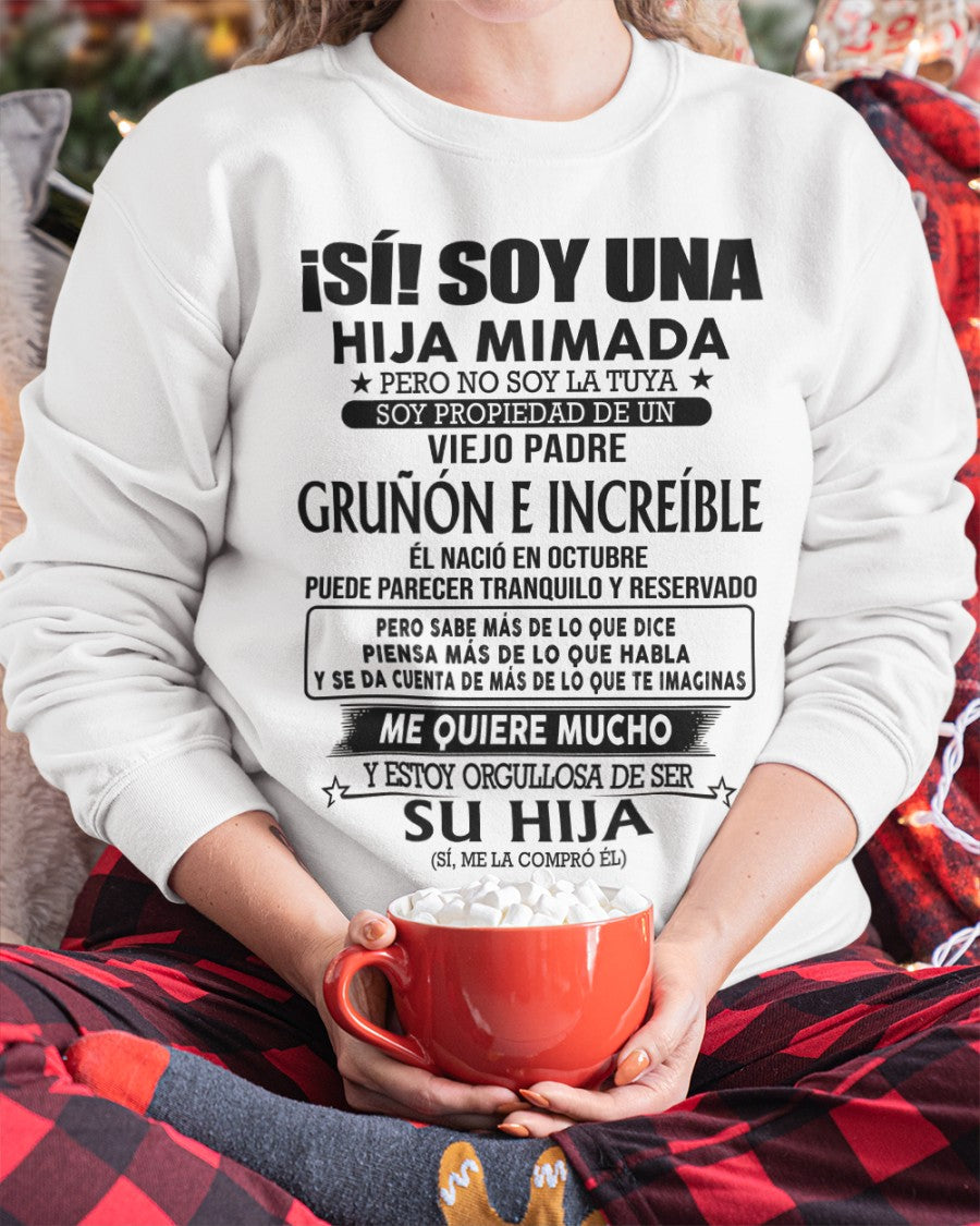 Padre nacido en Octubre - Regalo especial para hija - TBN - T10 (Sku.TbnA16-10)
