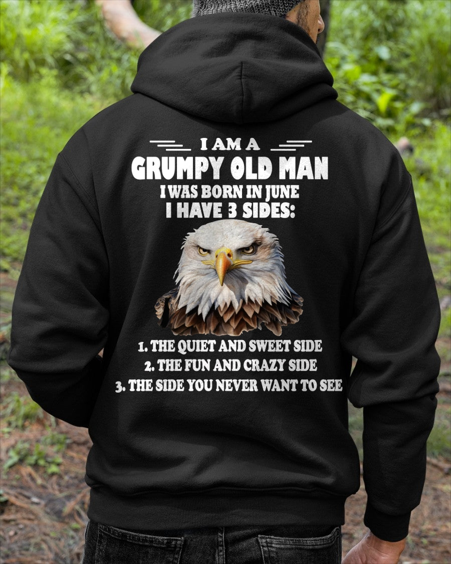 I'M A GRUMPY OLD MAN BORN IN JUNE AND I HAVE 3 SIDES - ccdi06 male (SKU-S3-06)