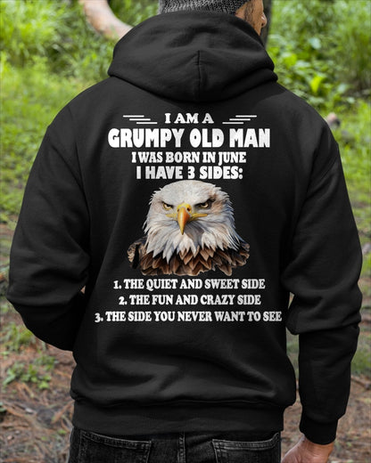 I'M A GRUMPY OLD MAN BORN IN JUNE AND I HAVE 3 SIDES - ccdi06 male (SKU-S3-06)