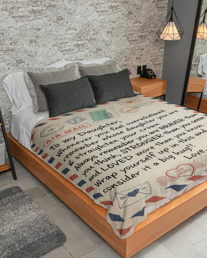 Special Gift For Your Daughter Blanket - From Mom