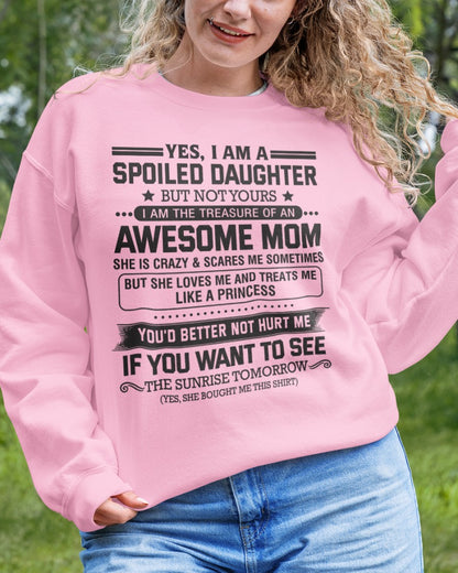 YES, I AM A SPOILED DAUGHTER - ccdi00 - FROM WOMAN (SKU08-08-00)