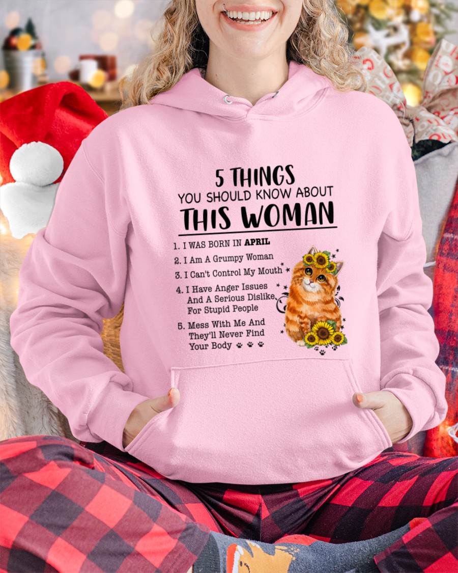 APRIL - 5 THINGS YOU SHOULD KNOW ABOUT THIS WOMAN - FOR WOMEN - CCDI04 FMA (SKU2602-186-04)