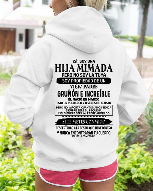 Marzo - Padre increíble nacido en marzo - Regalo perfecto para tu hija - T03 (SKU05-91-03)