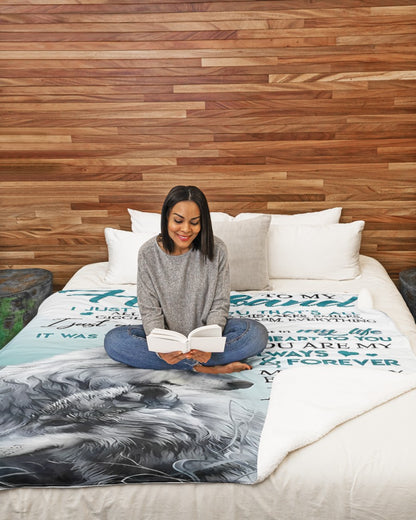 Special Gift For Your Husband Blanket - From Wife (SKU-CHAU-B21) FULL