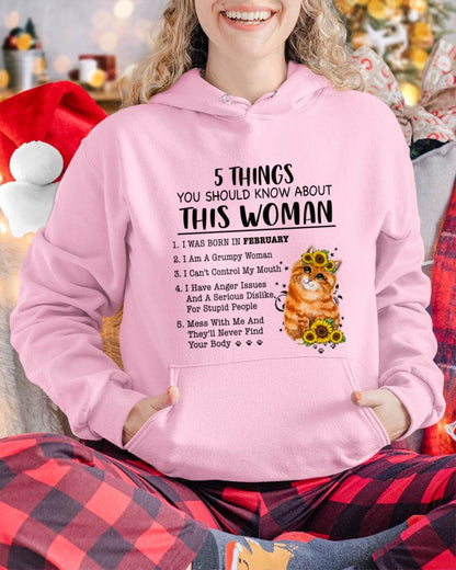 FEBRUARY - 5 THINGS YOU SHOULD KNOW ABOUT THIS WOMAN - FOR WOMEN - CCDI02 FMA (SKU2602-186-02)