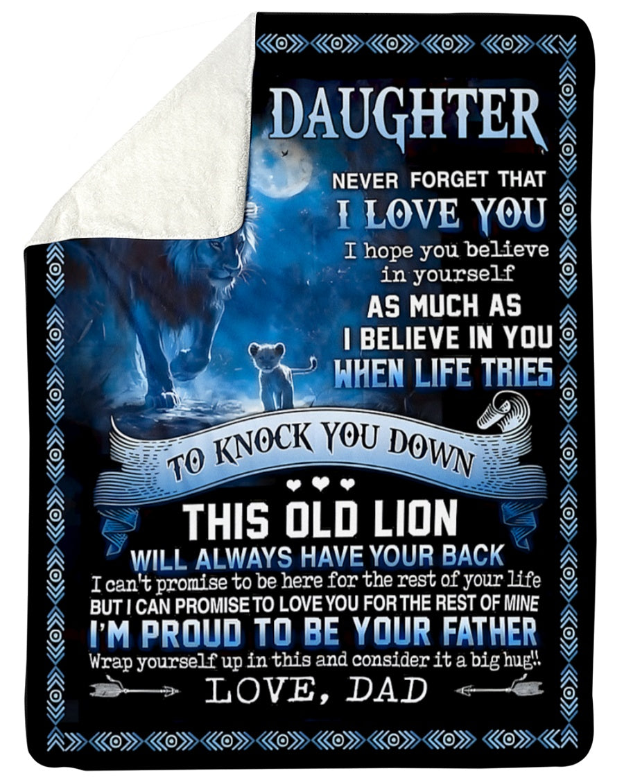 Special Gift for Your Daughter - From Dad Blanket (SKUB12-66)
