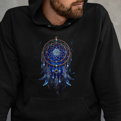 Native American T-Shirts, Vintage Native American Unisex T-Shirt/Hoodie/Sweatshirt HLT00 - Native American Dreamcatcher Indian Design T-Shirt (1)