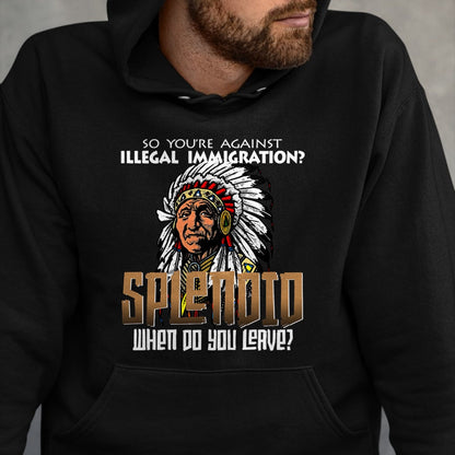 Native American T-Shirts, Vintage Native American Unisex T-Shirt/Hoodie/Sweatshirt HLT00 - Southwest Native American Indian Feather T-Shirt (1)