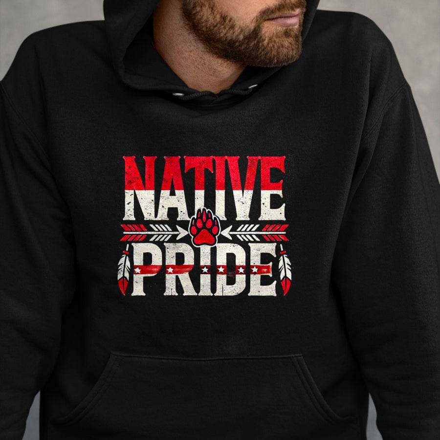 Native American T-Shirts, Vintage Native American Unisex T-Shirt/Hoodie/Sweatshirt HLT00 - Retro We Should Have Built A Wall Native American Heritage T-Shirt (1)