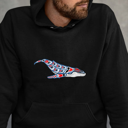 Native American T-Shirts, Vintage Native American Unisex T-Shirt/Hoodie/Sweatshirt HLT00 - Native American Art Humpback Whale Pacific Northwest T-Shirt