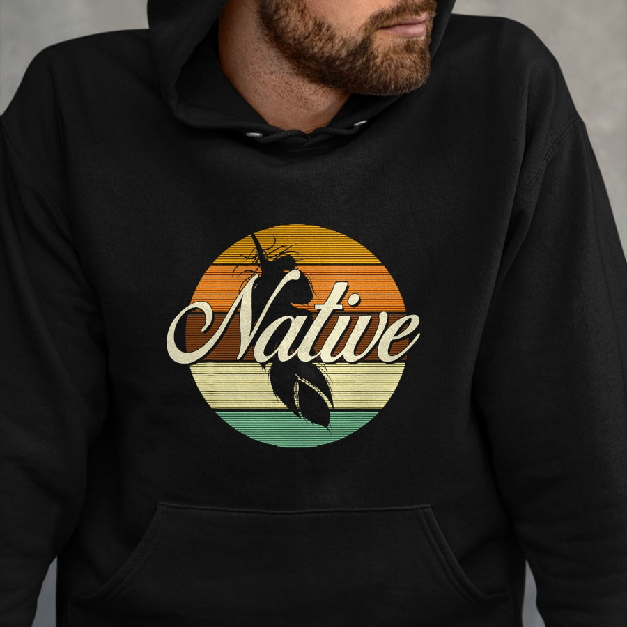 Native American T-Shirts, Vintage Native American Unisex T-Shirt/Hoodie/Sweatshirt HLT00 - Native Indian Native American Pride Indigenous Cherokee T-Shirt (1)