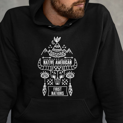 Native American T-Shirts, Vintage Native American Unisex T-Shirt/Hoodie/Sweatshirt HLT00 - Native American Heritage Month American Indian Indigenous T-Shirt (1)