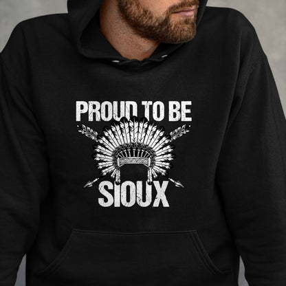 Native American T-Shirts, Vintage Native American Unisex T-Shirt/Hoodie/Sweatshirt HLT00 - Native American Heritage Quote for a Proud Sioux T-Shirt