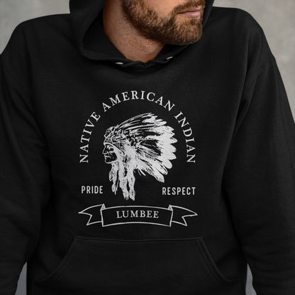 Native American T-Shirts, Vintage Native American Unisex T-Shirt/Hoodie/Sweatshirt HLT00 - Lumbee Tribe Native American Indian Pride Respect Darker Long Sleeve T-Shirt