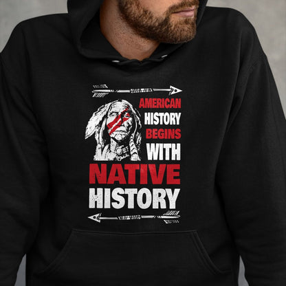 Native American T-Shirts, Vintage Native American Unisex T-Shirt/Hoodie/Sweatshirt HLT00 - History Native American T-Shirt (1)