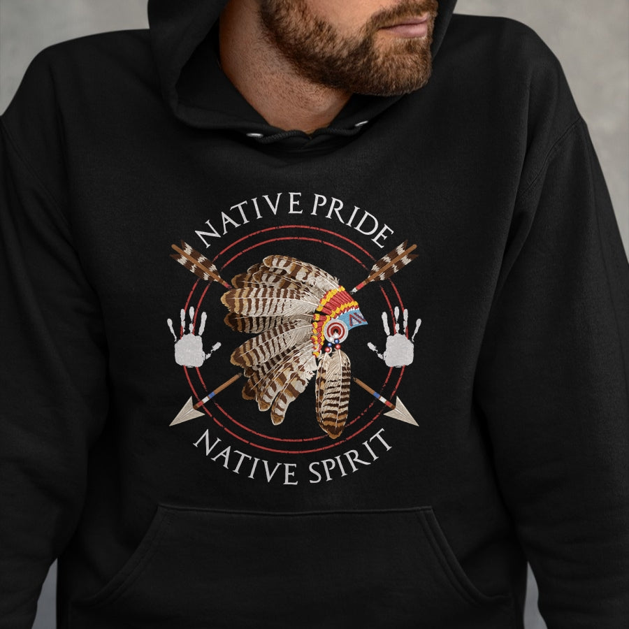 Native American T-Shirts, Vintage Native American Unisex T-Shirt/Hoodie/Sweatshirt HLT00 - Native Pride Native Spirit Cherokee American Indian T-Shirt