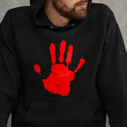 Native American T-Shirts, Vintage Native American Unisex T-Shirt/Hoodie/Sweatshirt HLT00 - Native America Stolen Sisters Red Hand T-Shirt (1)