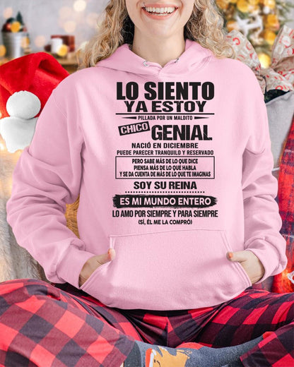Diciembre - Chico genial Nació en diciembre - Regalo especial para novia - T12 (SKU04-18)