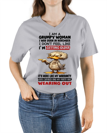 ccdi11 - Funny Grumpy Woman Shirt Born in November – Birthday Gift Idea - FMA (SKU2602-175-11)