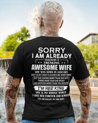 Awesome wife January - Perfect gift for your husband - ccdi01 (SKU68-79-01)