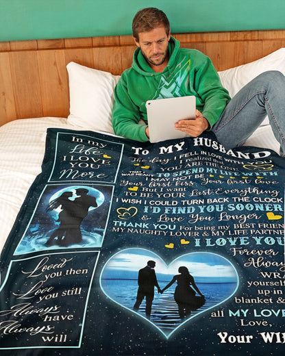 Special Gift For Your Husband Blanket - From Wife (SKU-CHAU-B12) FULL