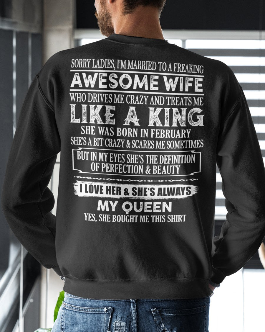 SORRY LADIES, I'M MARRIED WITH HER - SHE WAS BORN IN FEBRUARY - Vivian02 (SKU05-69-02)