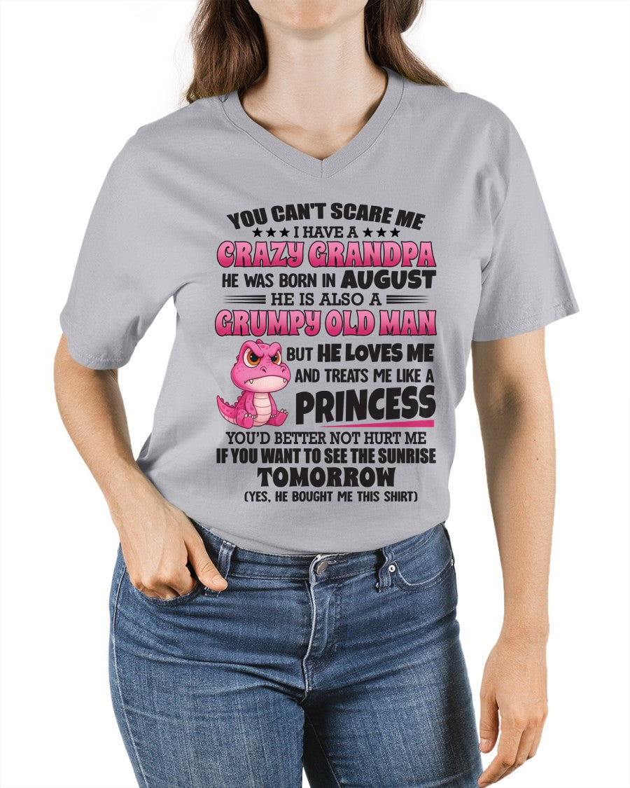 AUGUST - YOU CAN’T SCARE ME, I HAVE A CRAZY GRANDPA - TO GRANDDAUGHTER FROM GRANDPA ccdi08 (SKU09-105-08)