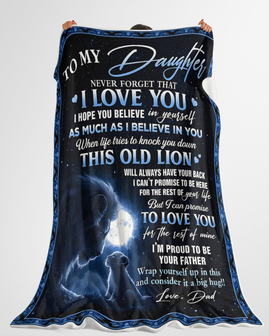 Special Gift for Your Daughter - From Dad Blanket (SKU2603-148)