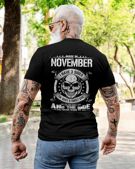 I WAS BORN IN NOVEMBER, I HAVE 3 SIDES male (SKU08-65-11)