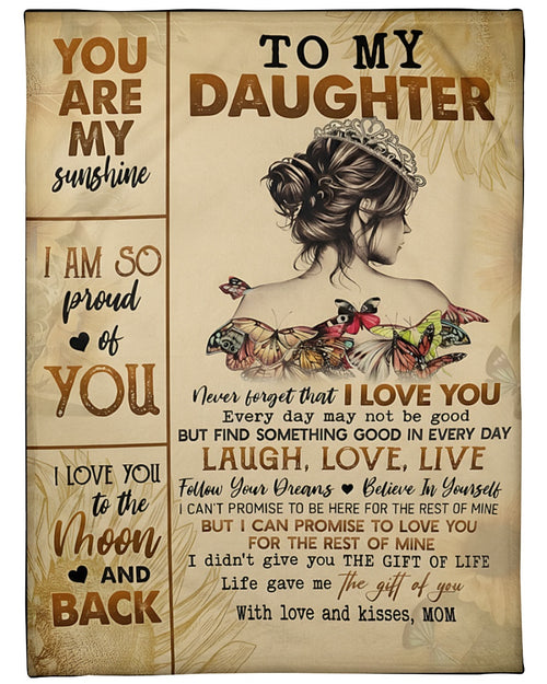 Special Gift For Your Daughter Blanket - From Mom (SKUB12-188)