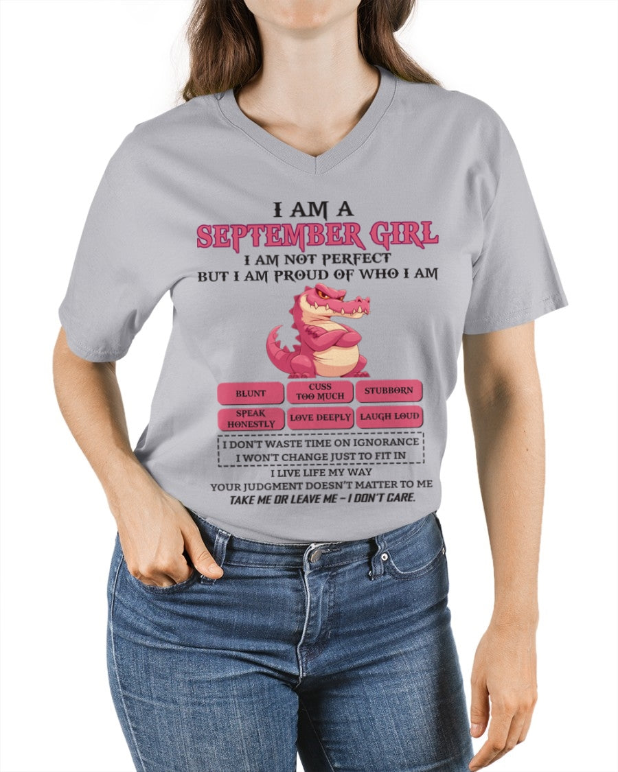 September Girl Shirt – Birthday Gift for Women - ccdi09 FMA (SKU10-80-09)