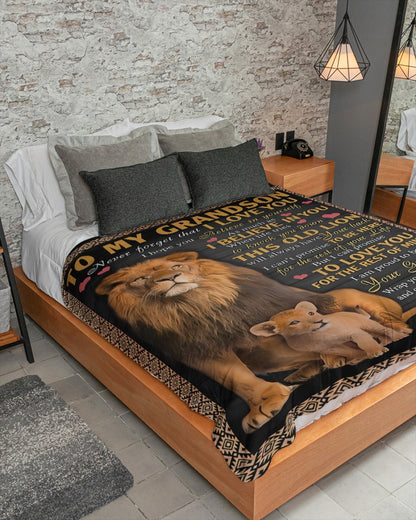 Special Gift For Your Grandson Blanket - From Grandpa (SKUB09-113) FULL