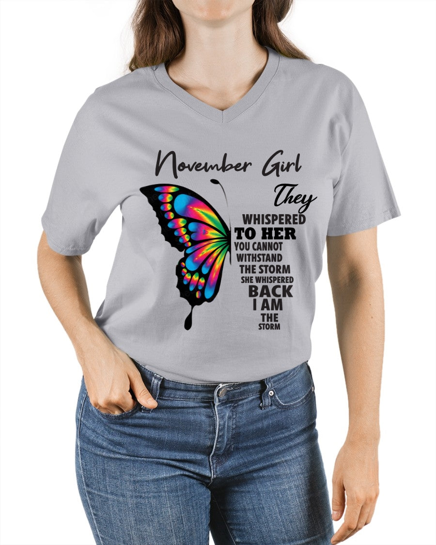 NOVEMBER GIRL, THEY WHISPERED TO HER YOU CANNOT WITHSTAND THE STORM SHE WHISPERED BACK I AM THE STORM – ccdi11 fma ( SKU26T-01297-11)