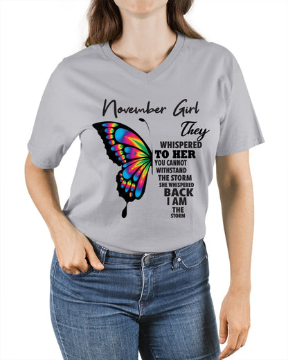 NOVEMBER GIRL, THEY WHISPERED TO HER YOU CANNOT WITHSTAND THE STORM SHE WHISPERED BACK I AM THE STORM – ccdi11 fma ( SKU26T-01297-11)