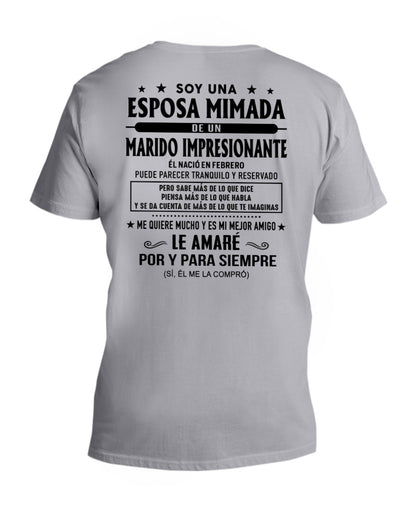Febrero - Marido impresionante nacido en febrero - Regalo especial para tu esposa - T02 (SKU05-81-02)