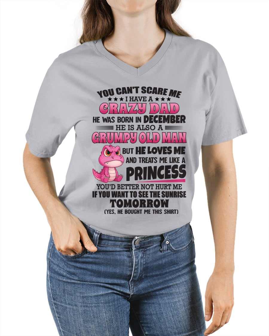 DECEMBER - YOU CAN’T SCARE ME, I HAVE A CRAZY DAD - TO DAUGHTER FROM DAD ccdi12 (SKU2606-375-12)