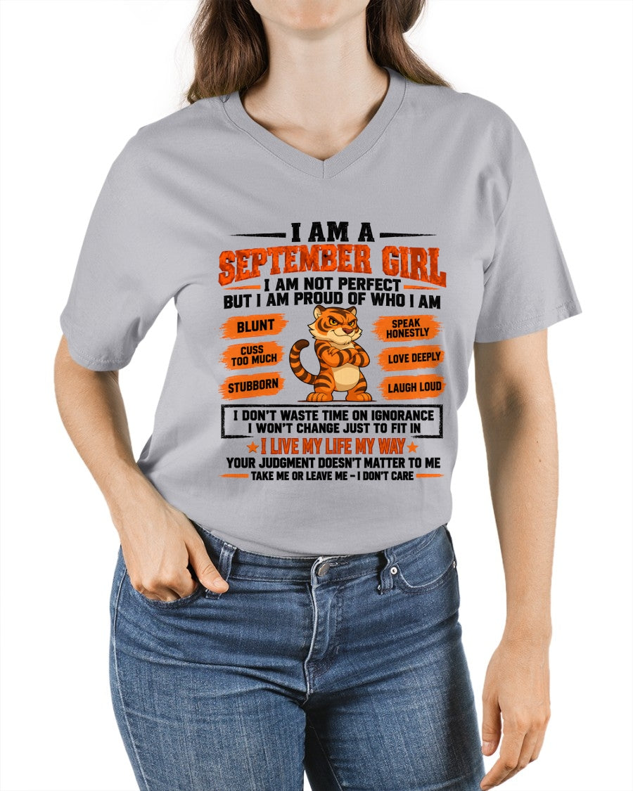 "I AM A SEPTEMBER GIRL" - Birthday Gift For September Girls - FMA ccdi09 (SKU2609-317-09)
