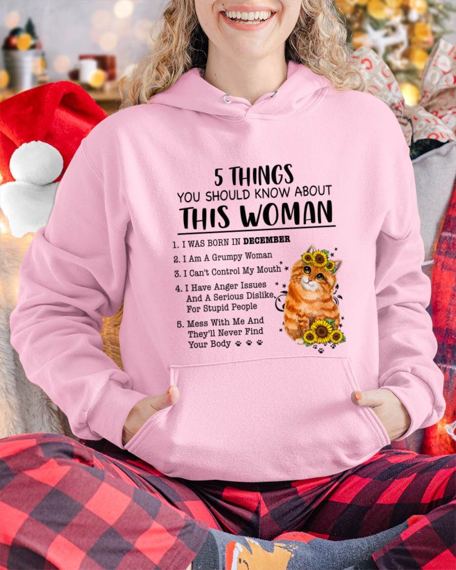 DECEMBER - 5 THINGS YOU SHOULD KNOW ABOUT THIS WOMAN - FOR WOMEN - CCDI12 FMA (SKU2602-186-12)