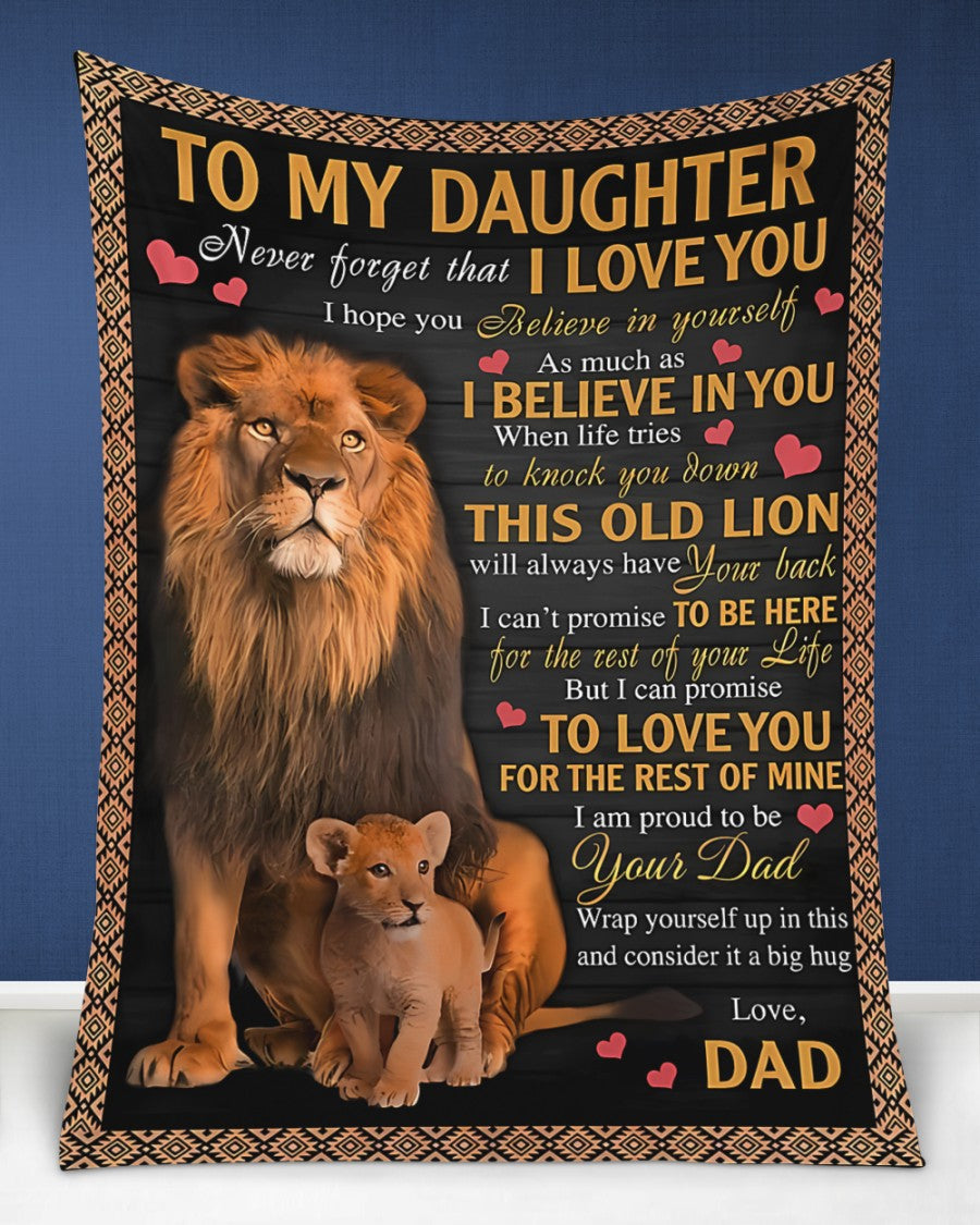 Special Gift For Your Daughter Blanket - From Dad (SKUB11-130)