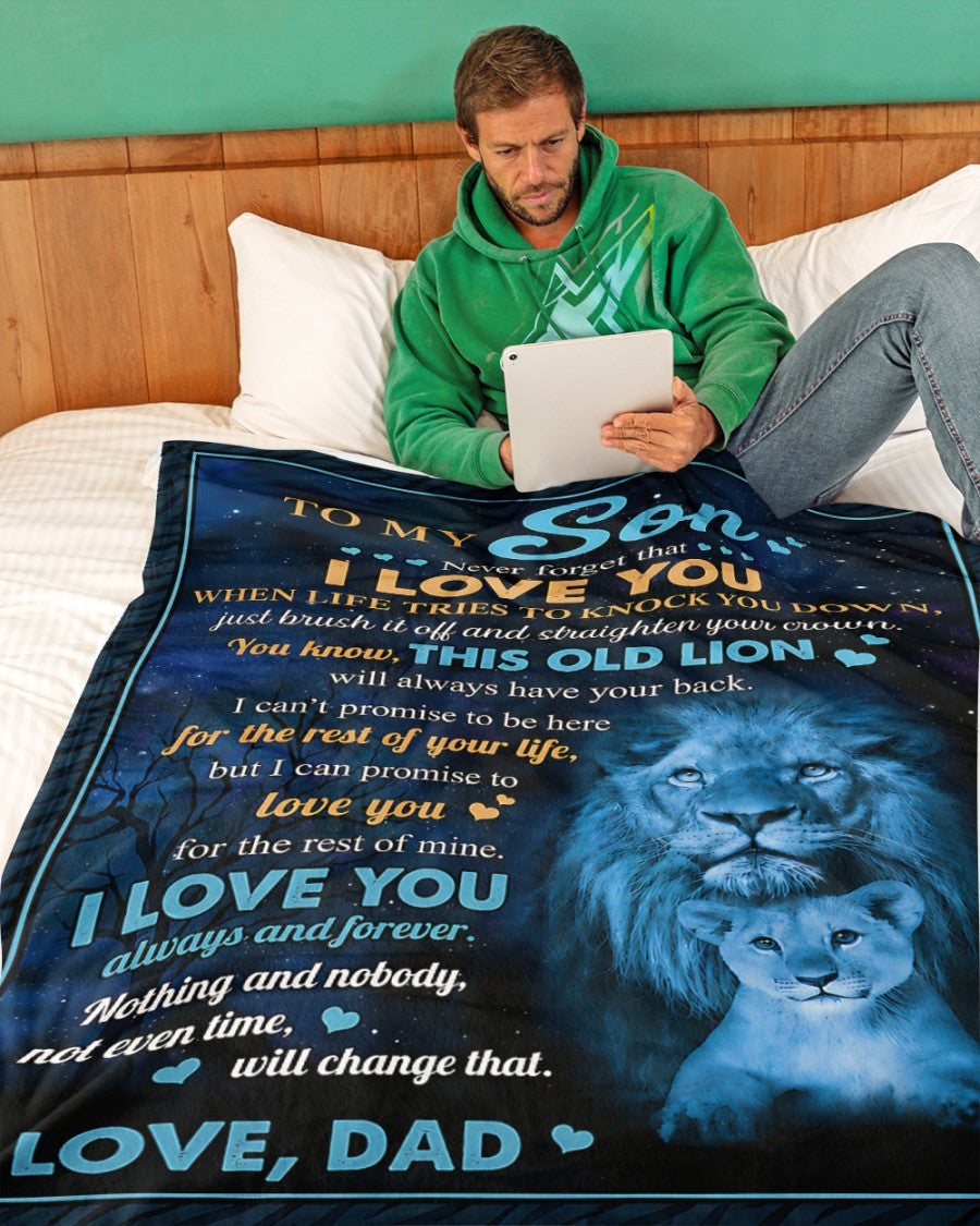 Special Gift For Your Son Blanket - From Dad (SKU2606-215)